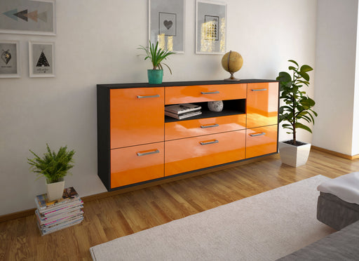 Sideboard Savannah, Orange Front (180x79x35cm) - Dekati GmbH