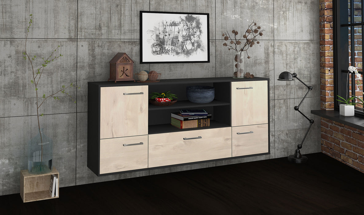 Sideboard Sterling Heights, Zeder Front (180x79x35cm) - Dekati GmbH