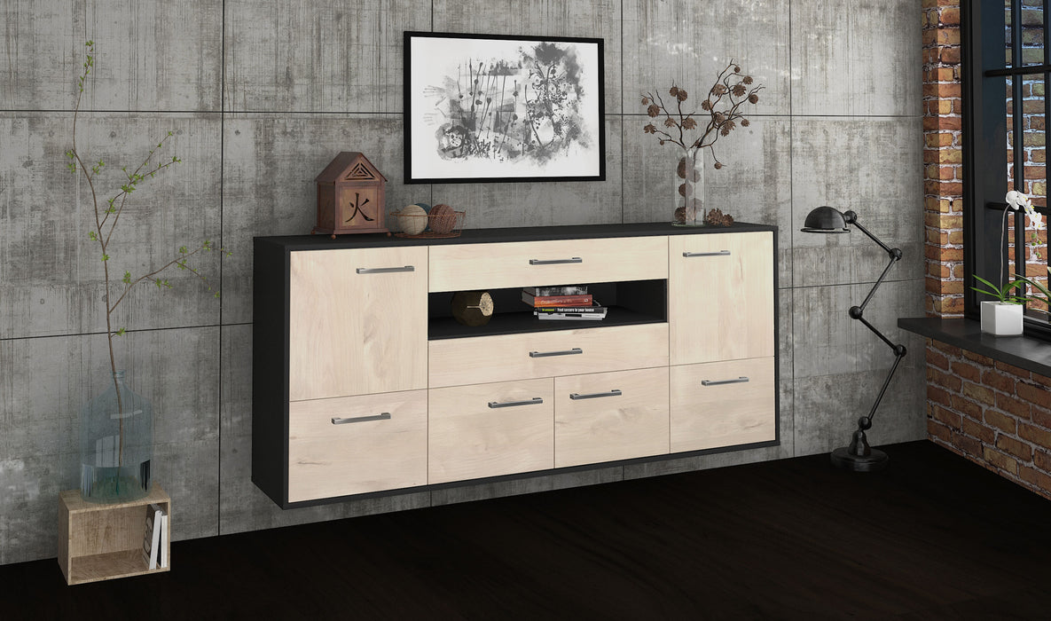 Sideboard McAllen, Zeder Front (180x79x35cm) - Dekati GmbH