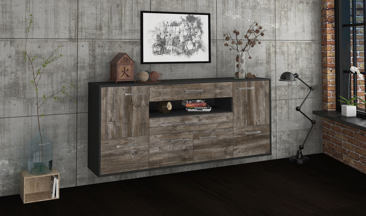 Sideboard McAllen, Treibholz Front (180x79x35cm) - Dekati GmbH