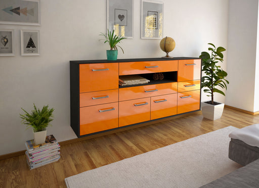 Sideboard Coral Springs, Orange Front (180x79x35cm) - Dekati GmbH