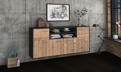 Sideboard Cedar Rapids, Pinie Front (180x79x35cm) - Dekati GmbH