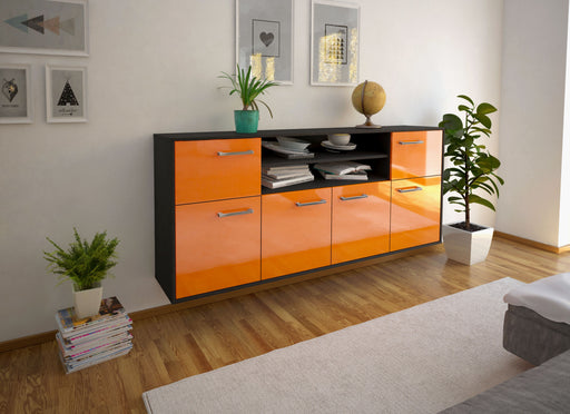 Sideboard Cedar Rapids, Orange Front (180x79x35cm) - Dekati GmbH