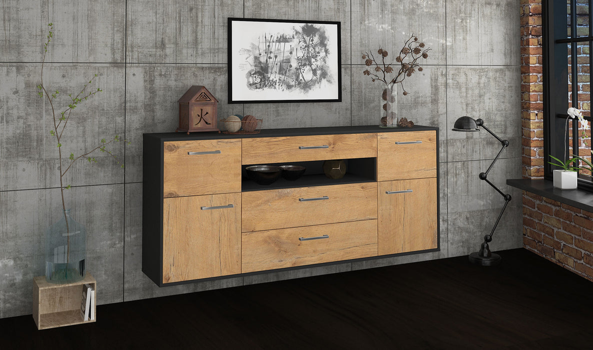 Sideboard Elizabeth, Eiche Front (180x79x35cm) - Dekati GmbH