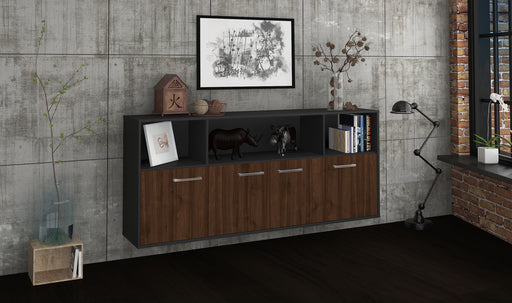 Sideboard Columbia, Walnuss Front (180x79x35cm) - Dekati GmbH