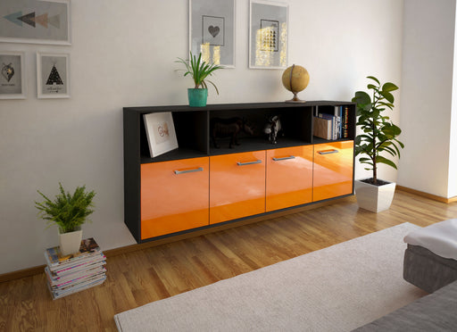 Sideboard Columbia, Orange Front (180x79x35cm) - Dekati GmbH