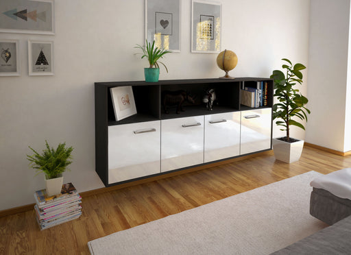 Sideboard Columbia, Weiß Front (180x79x35cm) - Dekati GmbH