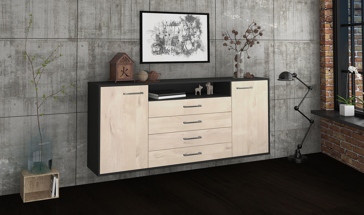 Sideboard New Haven, Zeder Front (180x79x35cm) - Dekati GmbH