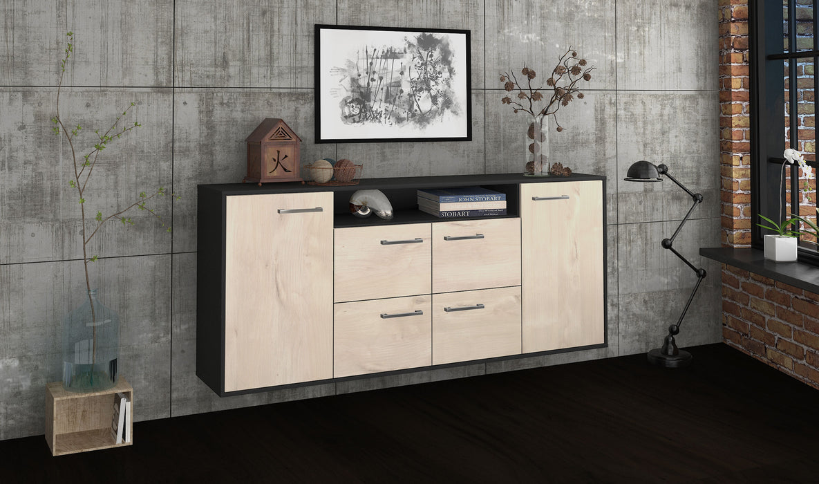 Sideboard Carrollton, Zeder Front (180x79x35cm) - Dekati GmbH