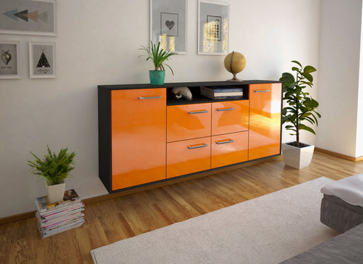 Sideboard Carrollton, Orange Front (180x79x35cm) - Dekati GmbH