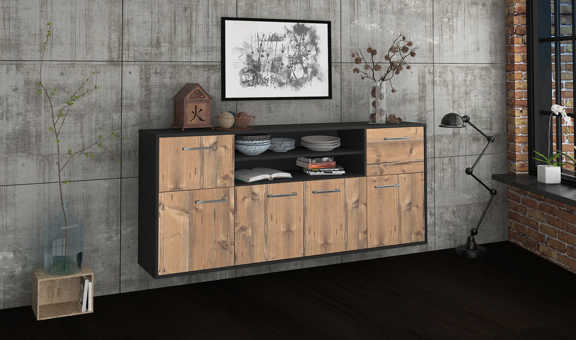 Sideboard Topeka, Pinie Front (180x79x35cm) - Dekati GmbH