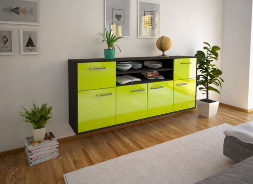 Sideboard Topeka, Gruen Front (180x79x35cm) - Dekati GmbH