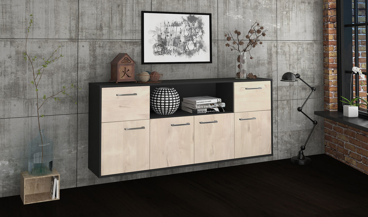 Sideboard West Valley City, Zeder Front (180x79x35cm) - Dekati GmbH