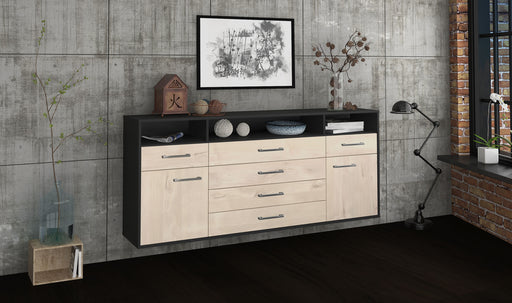 Sideboard Bellevue, Zeder Front (180x79x35cm) - Dekati GmbH