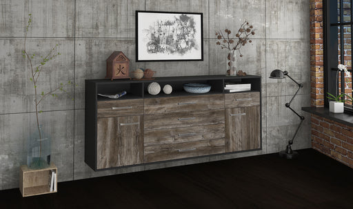 Sideboard Bellevue, Treibholz Front (180x79x35cm) - Dekati GmbH