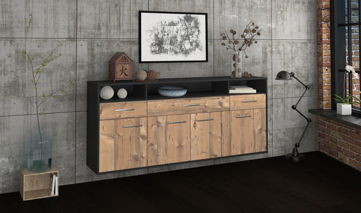 Sideboard Simi Valley, Pinie Front (180x79x35cm) - Dekati GmbH