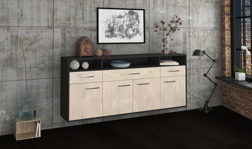 Sideboard Simi Valley, Zeder Front (180x79x35cm) - Dekati GmbH