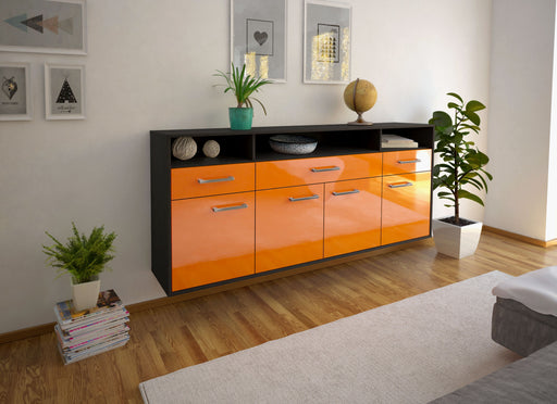 Sideboard Simi Valley, Orange Front (180x79x35cm) - Dekati GmbH