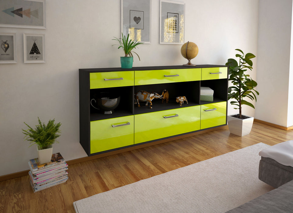 Sideboard Clarksville, Gruen Front (180x79x35cm) - Dekati GmbH