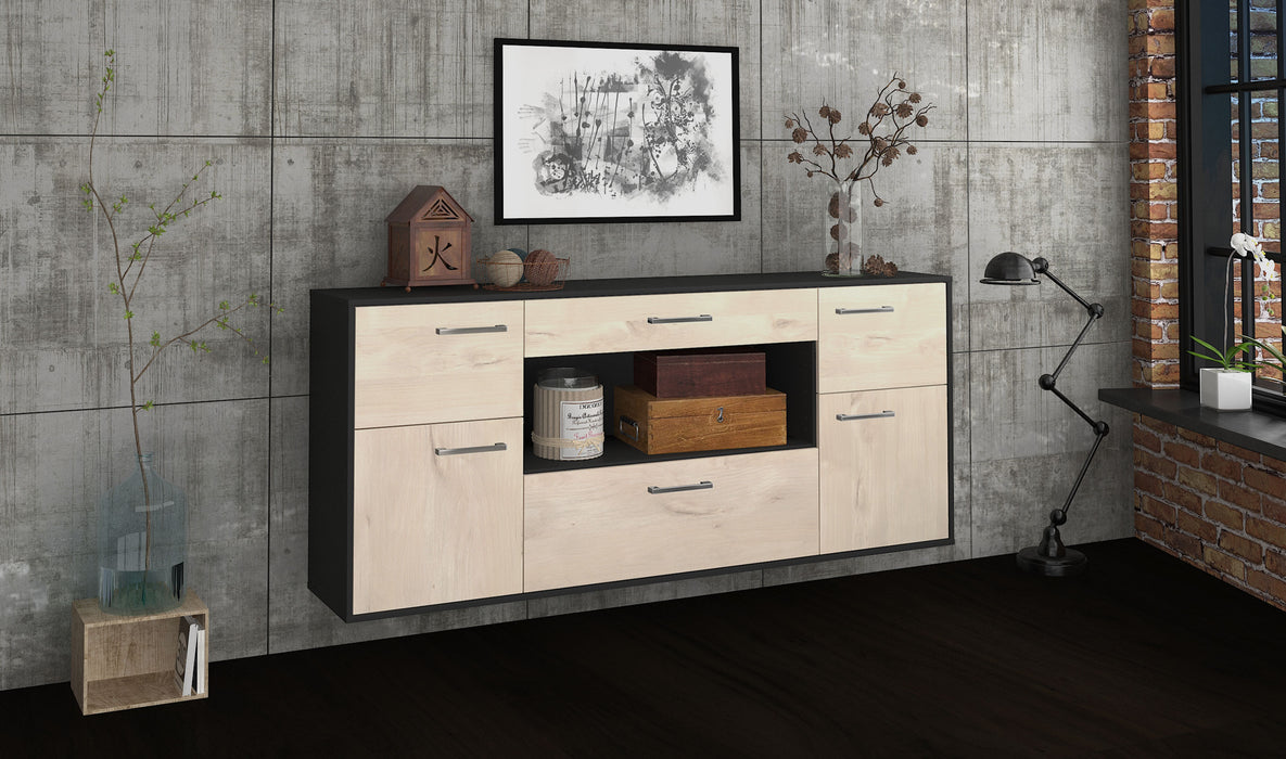 Sideboard Visalia, Zeder Front (180x79x35cm) - Dekati GmbH