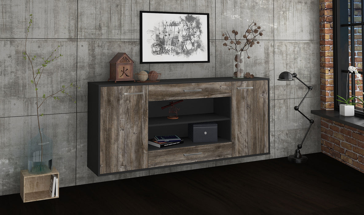 Sideboard Olathe, Treibholz Front (180x79x35cm) - Dekati GmbH