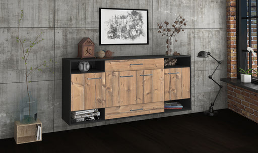 Sideboard Evansville, Pinie Front (180x79x35cm) - Dekati GmbH