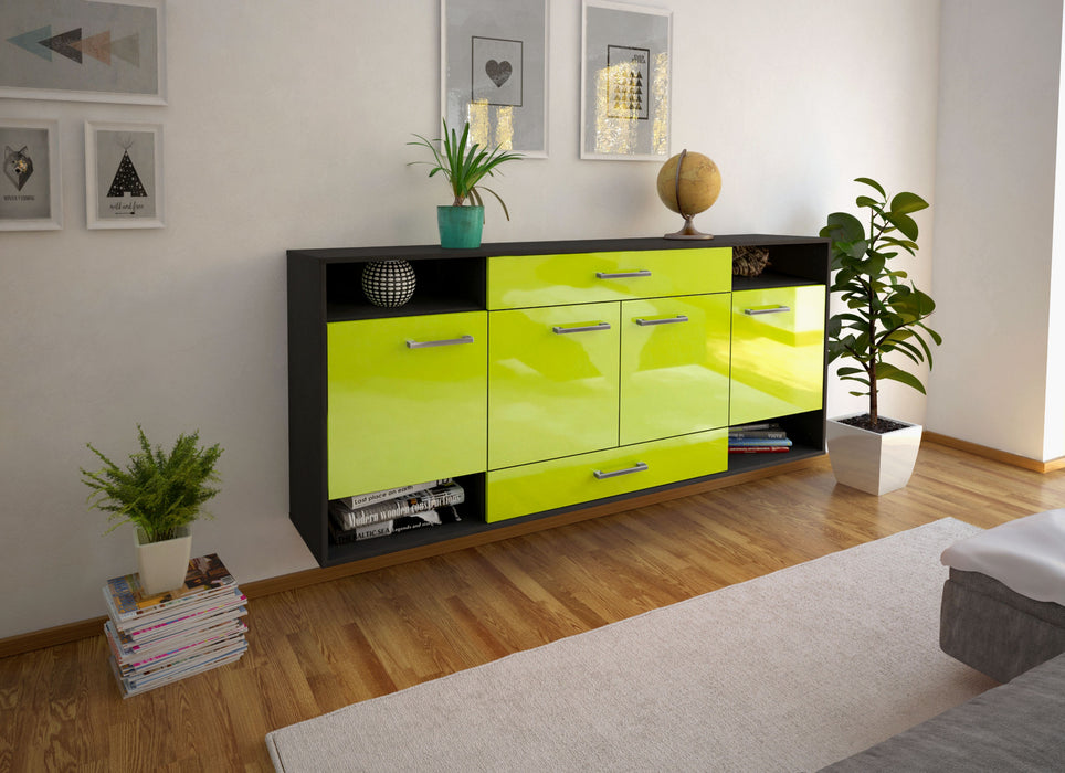 Sideboard Evansville, Gruen Front (180x79x35cm) - Dekati GmbH