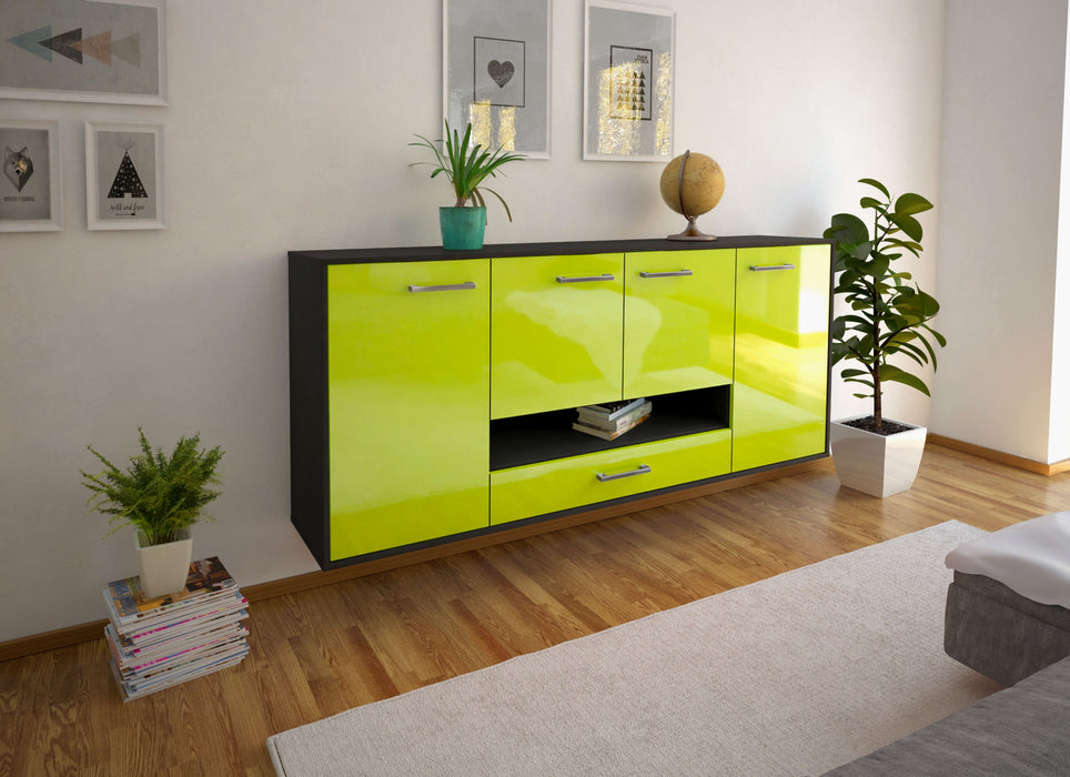 Sideboard Abilene, Gruen Front (180x79x35cm) - Dekati GmbH