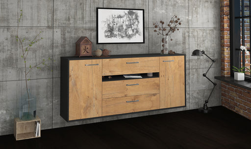 Sideboard McKinney, Eiche Front (180x79x35cm) - Dekati GmbH