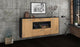 Sideboard Ann Arbor, Eiche Front (180x79x35cm) - Dekati GmbH