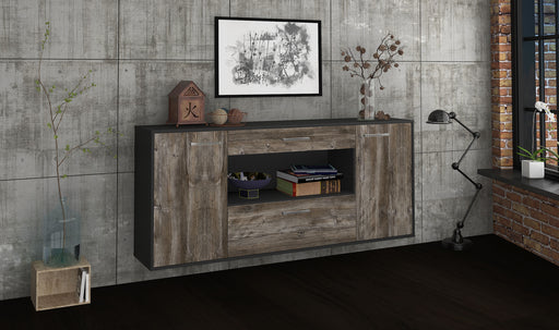 Sideboard Ann Arbor, Treibholz Front (180x79x35cm) - Dekati GmbH