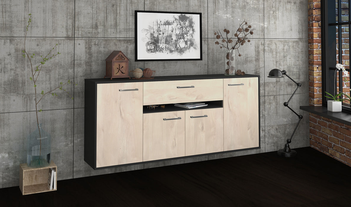 Sideboard Flint, Zeder Front (180x79x35cm) - Dekati GmbH