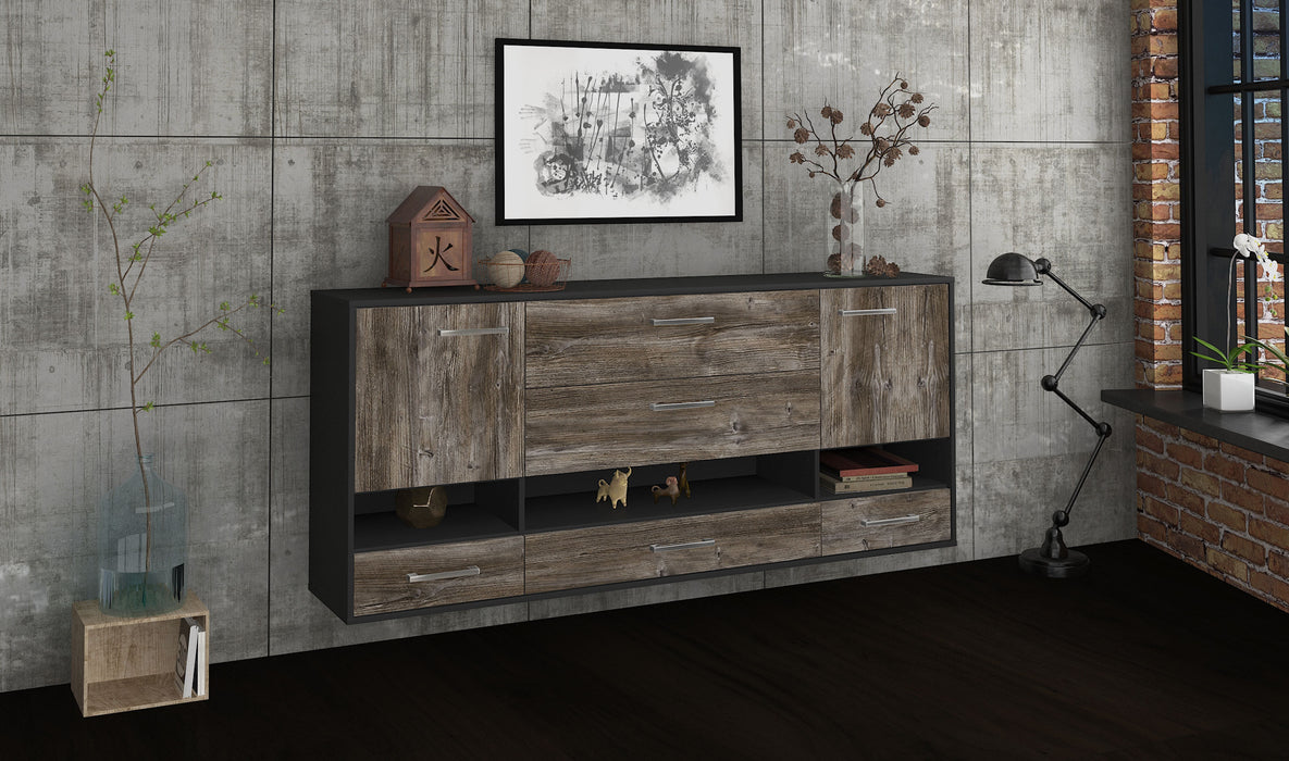 Sideboard Lafayette, Treibholz Front (180x79x35cm) - Dekati GmbH