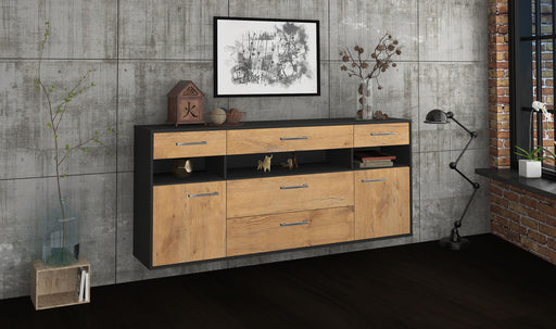 Sideboard Inglewood, Eiche Front (180x79x35cm) - Dekati GmbH