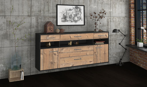 Sideboard Inglewood, Pinie Front (180x79x35cm) - Dekati GmbH