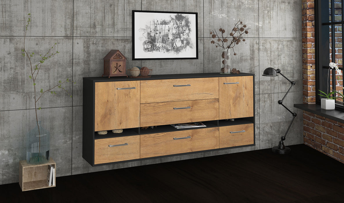 Sideboard Athens, Eiche Front (180x79x35cm) - Dekati GmbH