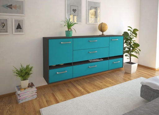 Sideboard Athens, Tuerkis Front (180x79x35cm) - Dekati GmbH