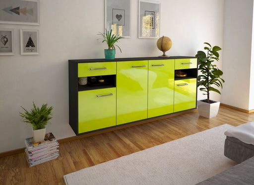 Sideboard Killeen, Gruen Front (180x79x35cm) - Dekati GmbH