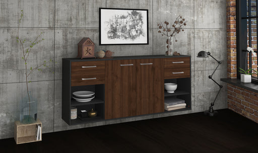 Sideboard Independence, Walnuss Front (180x79x35cm) - Dekati GmbH