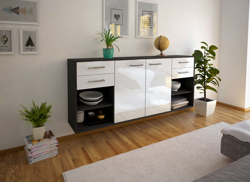 Sideboard Independence, Weiß Front (180x79x35cm) - Dekati GmbH