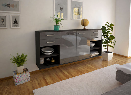 Sideboard Independence, Grau Front (180x79x35cm) - Dekati GmbH