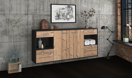 Sideboard Charleston, Pinie Front (180x79x35cm) - Dekati GmbH