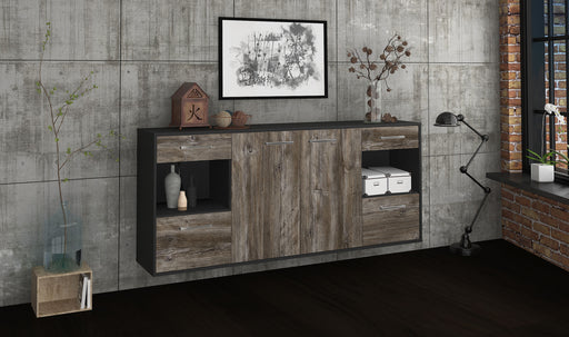 Sideboard Charleston, Treibholz Front (180x79x35cm) - Dekati GmbH