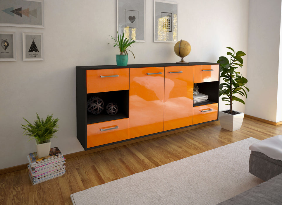 Sideboard Santa Clara, Orange Front (180x79x35cm) - Dekati GmbH