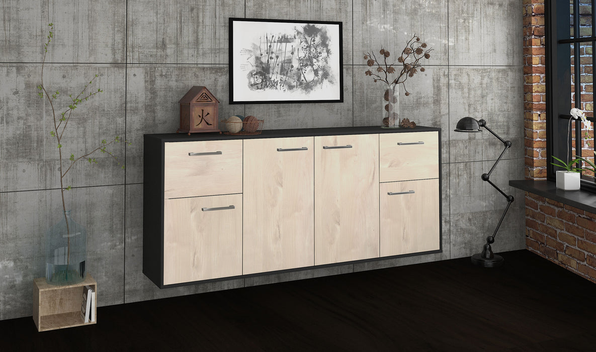 Sideboard Costa Mesa, Zeder Front (180x79x35cm) - Dekati GmbH