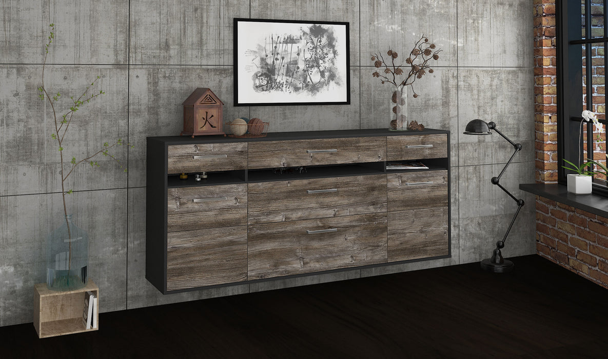 Sideboard Manchester, Treibholz Front (180x79x35cm) - Dekati GmbH