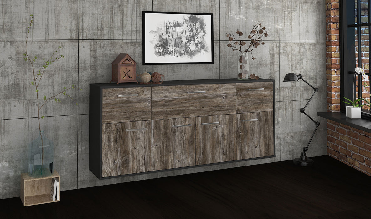 Sideboard Roseville, Treibholz Front (180x79x35cm) - Dekati GmbH