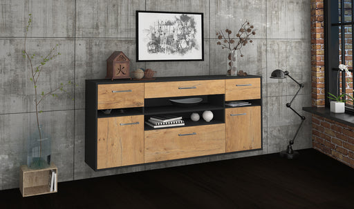 Sideboard Miramar, Eiche Front (180x79x35cm) - Dekati GmbH