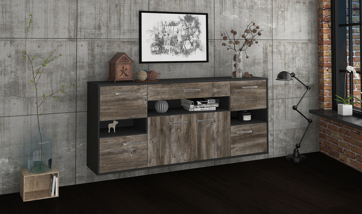 Sideboard Downey, Treibholz Front (180x79x35cm) - Dekati GmbH