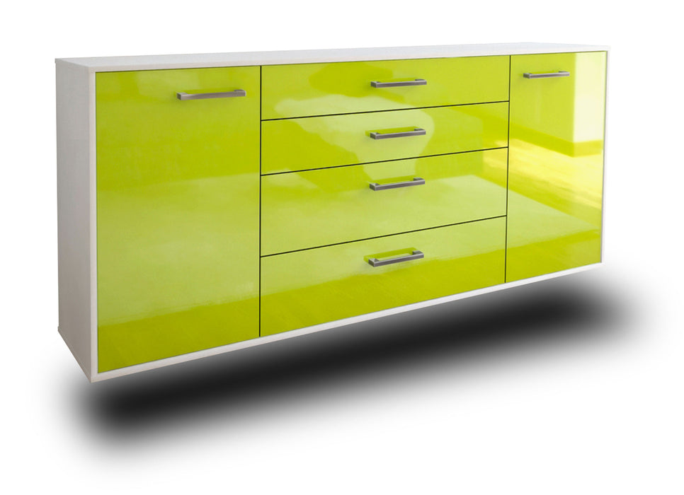 Sideboard Bridgeport, Gruen Seite (180x79x35cm) - Dekati GmbH